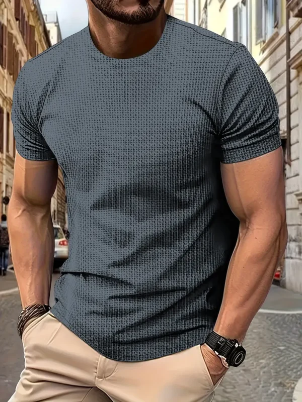 Men'S Summer Casual Crew Neck T-Shirt,